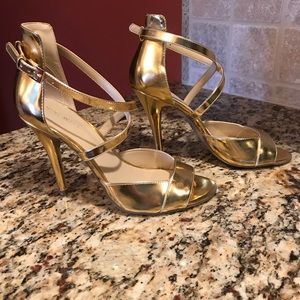 Nine West Gold Heels